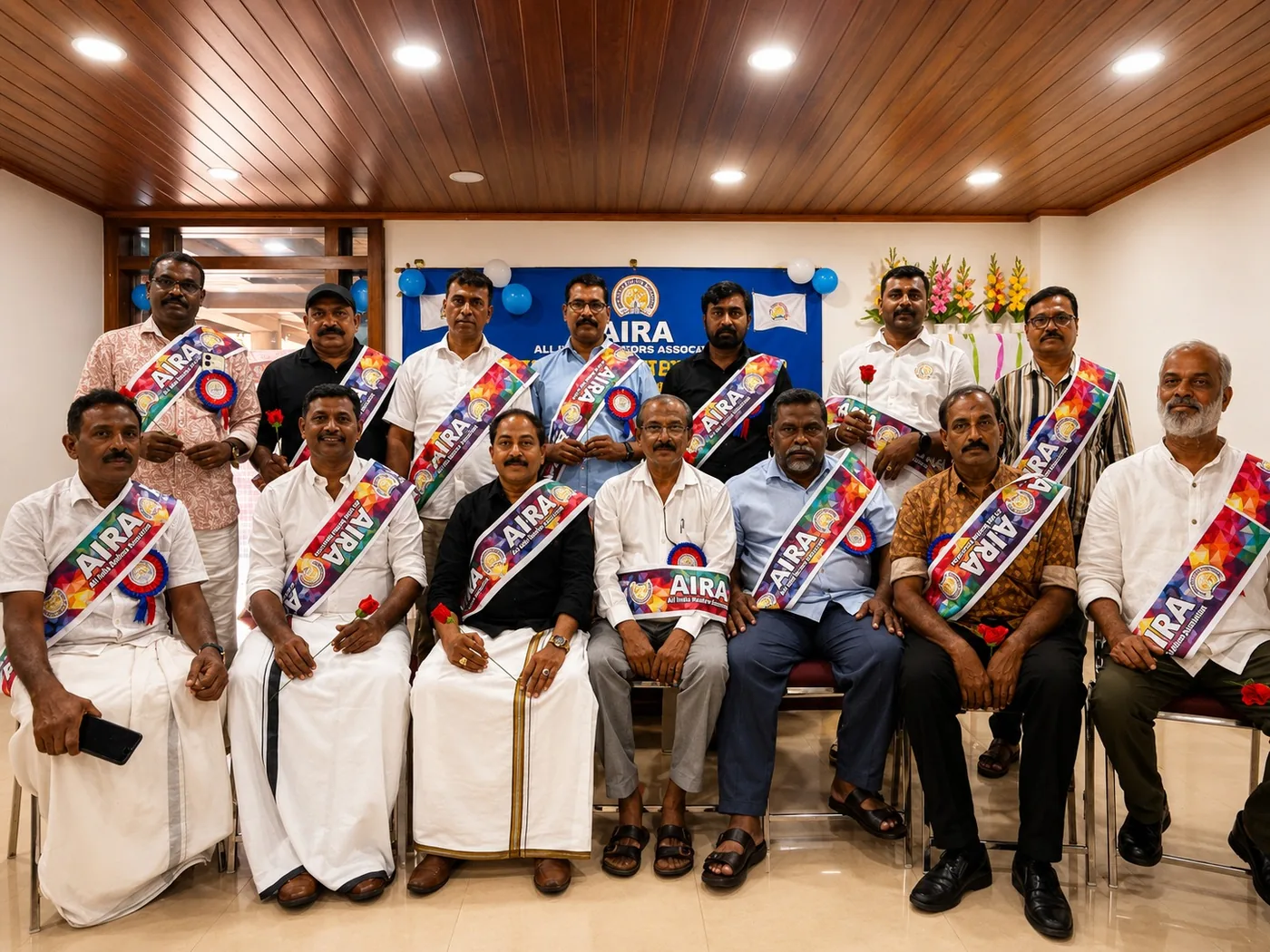 Members of the Association at a gathering